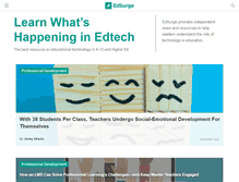 Tablet Screenshot of edsurge.com